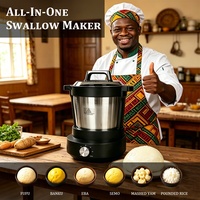 Robot culinaire multifonction de qualité supérieure pour la préparation du Fufu et des igname, mélangeur et batteur robuste pour usage domestique et commercial