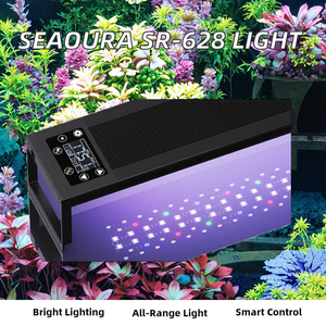 Aluminium <span class=keywords><strong>Aquarium</strong></span> 24/7 Daglicht Maanlicht Modus Volledig Spectrum Professional Voor Vissen Ip68 Rood Groen Led - Product Image 2