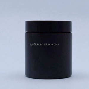Venta al por mayor, tarro negro de HDPE, tarro de boca ancha, vitamina, nutrición, polvo, tarro para suplementos, tarro de plástico con tapas de rosca negras - Product Image 1
