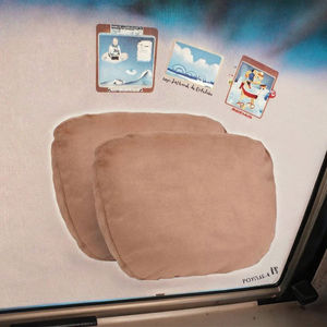 Coussin de nuque et de taille en polyester perforé personnalisable pour Mercedes-Benz, appui-tête de siège de voiture réglable avec soutien lombaire pour les longs trajets - Product Image 2