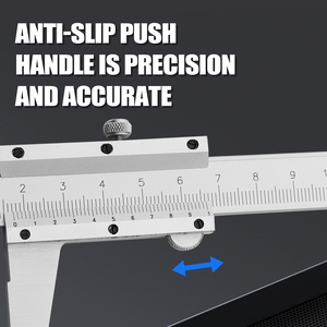 Pinza Vernier ad alta precisione pinza in metallo in acciaio inox micrometro strumenti di misura di profondità 0-150/200/300mm - Product Image 4