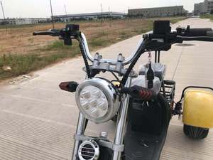 <span class=keywords><strong>รถ</strong></span>สามล้อไฟฟ้า Citycoco ได้รับการรับรองมาตรฐาน COC EEC 60V กำลังไฟ >250 วัตต์ แบบเปิดประทุน สำหรับ 2 ที่นั่ง - Product Image 3