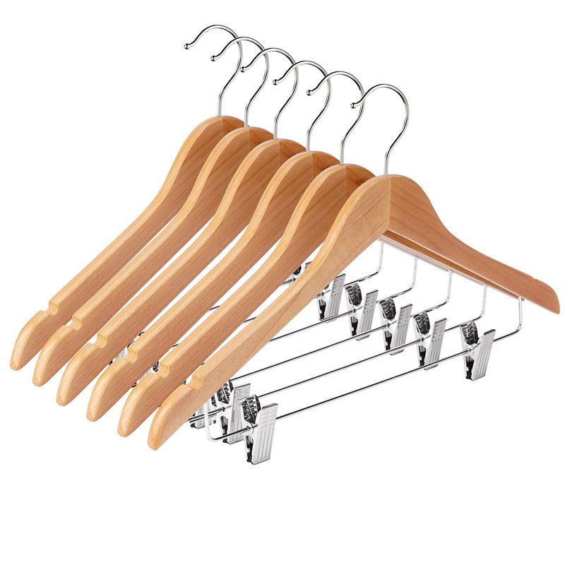 Wooden Metal Hanger with Adjustable Heavy