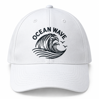 Casquette de baseball structurée en sergé de coton à 6 panneaux, avec logo personnalisé brodé, réglable, protection solaire, style streetwear décontracté, motif pois léopard