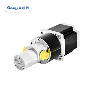 Pompe à engrenages magnétique en acier inoxydable micro haute performance avec moteur pas à pas - Product Image 1