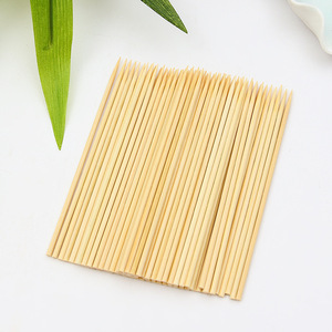 Tùy chỉnh phân hủy sinh học thịt nướng xiên tre vuông gậy tre xiên que - Product Image 4