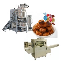 Machine automatique de fabrication de bonbons mous, éclairs et toffee en acier inoxydable, type chaîne, ligne de production de bonbons toffee