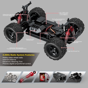 Factory HS18321 HS18322 1/18 2.4G 4WD 36km/h High Speed RC Car Model <b>Remote</b> <b>Control</b> Big Wheel <b>Truck</b> Vehicle Off-road Car Toy - Product Image 6