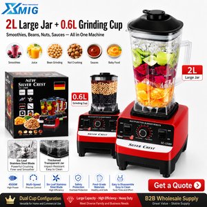 <span class=keywords><strong>Licuadora</strong></span> Comercial de 3000W, 2L+0.6L, 22000rpm, Cuchillas de Acero Inoxidable, a Prueba de Fugas, para Restaurantes, Hoteles, Cafeterías y Cadenas de Suministro - Product Image 5