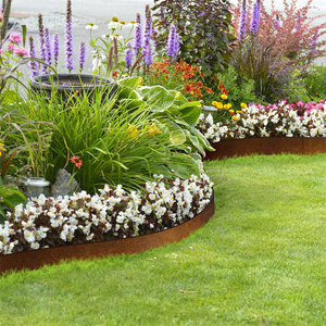 Paquete de 6 Bordes Metálicos Rústicos para Jardín, de 6 Pulgadas, Resistentes a la Intemperie y a la Corrosión, para Jardines Exteriores - Product Image 6