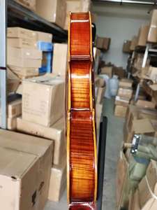 Violon traditionnel Sinomusik fabriqué en Chine, appliqué à la main, rouge brun, avec vernis à l'alcool de couleur ambre pour violoniste professionnel - Product Image 4