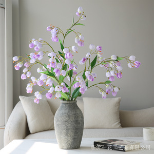 Yihua - Flor de Campanilla Artificial de Seda de 106 cm, Decoración Floral para el Hogar, Decoración de Mesa para Sala de Estar - Product Image 4