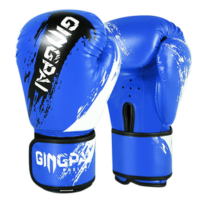 Guantes de <span class=keywords><strong>Boxeo</strong></span> GINGPAI de Cuero Negro de 10oz para Adultos, Cómodos y Ajustables, para Entrenamiento, Sparring y Protección de Manos para Artes Marciales - Product Image 3