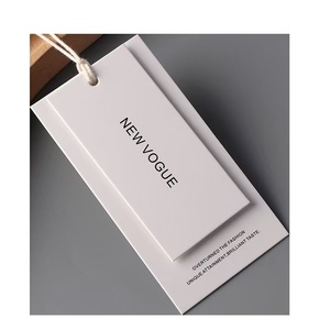 Custom Reversible Eco-Friendly Paper Hang Tags with Printed Logo for Hair Extensions and Garment <strong>Labels</strong> (Round/Square Options) - Product Image 5