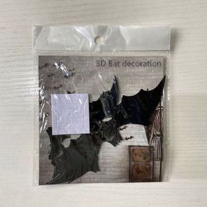 Décorations de fête d'Halloween, autocollants de chauve-souris 3D effrayants en PVC, autocollants amovibles pour fenêtres pour décorations d'Halloween - Product Image 4