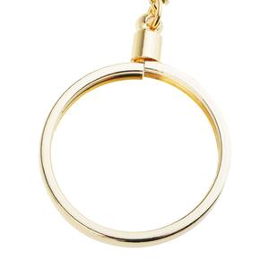 Portachiavi con portachiavi in oro creativo da 40mm in lega stampata UV e portamonete in metallo portachiavi regalo commemorativo - Product Image 3