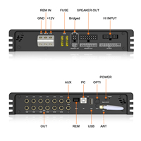 Amplificador DSP para Auto de 8 Canales AudioWinner E812.10D, de Fábrica OEM