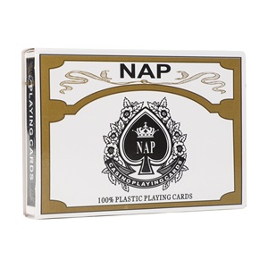 NAP Family game Factory Price poker Table Games 100% plastic playing cards