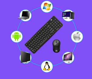 Mode 2.4G Draadloze Gaming Mini Chocolade Muis En Toetsenbord Set Ultra-Dunne Toetsenbord <span class=keywords><strong>Combo</strong></span> Voor Thuiskantoor Op Voorraad - Product Image 4