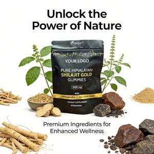 OEM Özel Etiketli Altın Şilajit Himalaya Jelibonları Yetişkinler İçin Doğal - Fulvik Asit Mineral Zengin Formülü Enerji ve Bağışıklık Sistemi Sağlığı İçin - Product Image 5