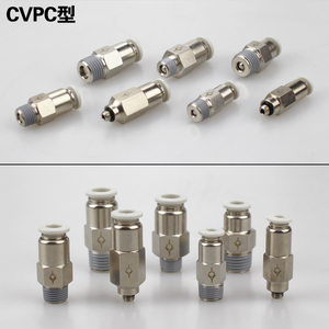 CVPC Khí Nén Thẳng Đẩy Van Kiểm Tra, NBPT Đẩy Nhanh Để Kết Nối Ống Van Kiểm Tra Với Ren BSPP BSPT Nam - Product Image 5