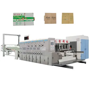 מחיר מכונת הדפסה מקורית במפעל במהירות גבוהה קרטון גלי 4 צבעים