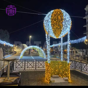 Luces LED personalizadas con diseño de globo aerostático IP65 para decoraciones navideñas y multifestivales en exteriores e interiores. - Product Image 3