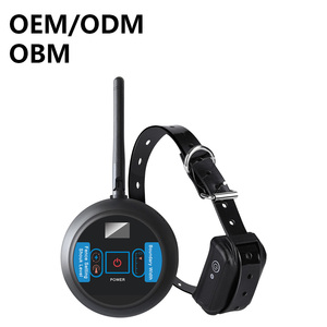 Clôture électronique pour chien, contrôle des aboiements, intensité de choc réglable, 8 niveaux, étanche IP67, rechargeable, plastique, rayon de contrôle de 200 m - Product Image 1