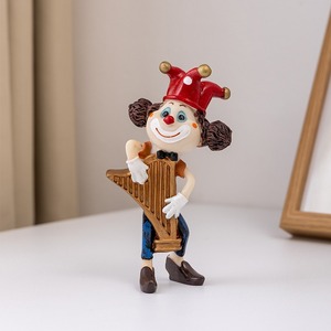 Witt Circus clown decorazione parco divertimenti funky <span class=keywords><strong>zio</strong></span> statuetta personaggio in resina regali promozionali decorazioni per la casa - Product Image 4