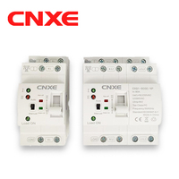 Interrupteur de transfert automatique monophasé CNXE CXQ1-80SE 4P 80A type PC ATS 8kA AC230V 50/60Hz type rail DIN solaire photovoltaïque résidentiel