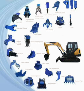 รถขุดดินดีเซลราคาประหยัด 8 ตัน แบบตีนตะขาบ เครื่องยนต์ไฮดรอลิก สำหรับงานก่อสร้าง รถขุดขนาดใหญ่ - Product Image 6