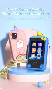 2025 nuovo Mini Touchscreen giocattolo del telefono per le ragazze, educazione precoce e realistico giocattolo educativo intelligente con <span class=keywords><strong>la</strong></span> macchina fotografica per i bambini - Product Image 5