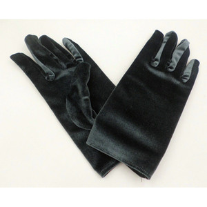Gants en velours pour femmes, longueur poignet, thermiques, pour usage quotidien en hiver, gants de vélo monochromes - Product Image 5