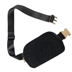 <b>Hot</b> Selling Autumn and Winter Plush Adjustable Crossbody Everywhere Travel Sports <b>Belt</b> Bag Fanny Pack Waist Bag - Product Image 1