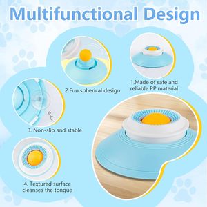 <span class=keywords><strong>2026</strong></span> Lick Sphere Honden Angstverlichtende Anti-Slip Verrijkings Speelgoed Langzame Voederbak voor Vloeibare Natte Voedingsmiddelen Puppy Kat Likbak Traktatie Speelgoed - Product Image 4