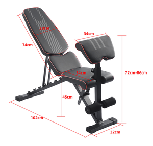 Best Multi-functional Home Fitness Workout <b>Folding</b> Adjustable Weight Dumbbell Lifting <b>Bench</b> Gym Equipment Adjustable - Product Image 2