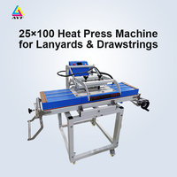 Presse à chaud manuelle multicolore AYF nouvelle 25*100 cm 10x40 pouces pour l'impression de lanières et de vêtements 2500W Garantie 1 an