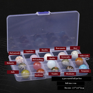 ชุดจัดแสดงหินคริสตัลเพื่อการศึกษา15ชิ้น/เซ็ตพร้อมกล่องของขวัญเหมาะสำหรับเป็นของขวัญสำหรับเด็ก - Product Image 5