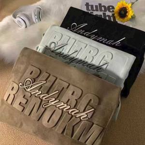 Sudadera con Capucha Personalizada con Hombros Caídos, Sudadera con Capucha para Hombre con Cuello Alto, Bordado 3D y Logotipo Serigrafiado - Product Image 2