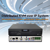 Sistema KVM sobre IP Distribuido Profesional 1080P con Decodificación H.265 AI de Baja Latencia para Oficina y Sala de Control de Seguridad