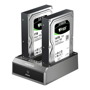 FIDECO Triple Bay Hdd SSD Docking Usb 3.0 Ide a Sata Clone Hard Drive Hdd Docking Station Clonador De Discos Duros