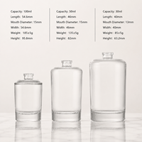 Flacon de parfum cylindrique en verre transparent de luxe en gros avec capuchon en forme de bois de cerf argenté, pulvérisateur à fine brume, boîte cadeau avec logo personnalisé