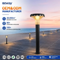 Lampes de jardin au design moderne, alimentation électrique sécurisée, garantie de deux ans, large gamme de températures de couleur, lampe solaire LED de jardin 30W