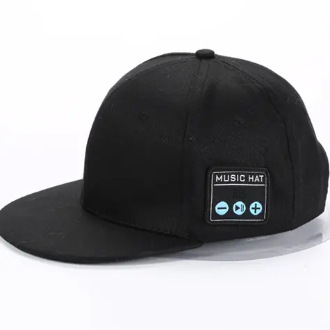 Stock Gadgets Sports Hats Handsfree Wireless Headphone Hat Smart Snapback Music hat with Earphone