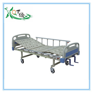 Cama de Hospital Manual 2120*960*480mm de Doble Función con Bandeja Abatible, Cama Médica de Enfermería, Fabricante de Guangzhou - Product Image 2