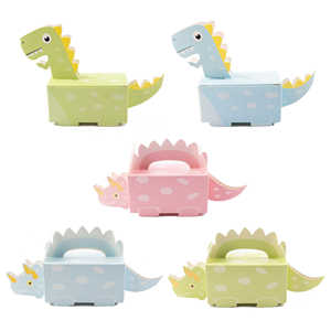 Dinosaur Paper Candy Box Favor Dinosaur Shape Candy Box Dinosaur Party Favor <b>Boxes</b> for Kid's Birthday Dino Party Supplies - Product Image 1