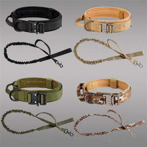 <span class=keywords><strong>Collar</strong></span> táctico para perros y conjunto de correa de nailon ajustable para entrenamiento de camuflaje para perros y Mascotas - Product Image 5