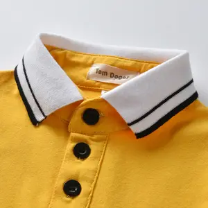 2020 Neuankömmling Kinder Sommer 100% Baumwolle Kleidung Baby Polo T-Shirt Kleidung Großhandel
