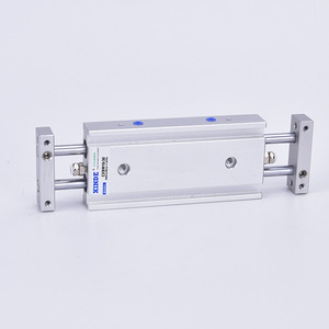 Table Coulissante à Double Axe de Type SMC CXSWL Cylindre à Double Tige avec Connexion Filetée Modèles CXSW20-10/30/50/75/100-150 - Product Image 2