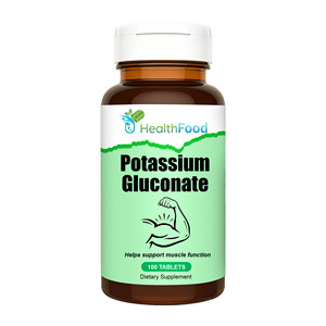 Private Label Potassium Gluconate Tablets for Cellulose Gel Hydration & Electrolyte Balance Potassium Gluconate <b>Supplement</b> - Product Image 1
